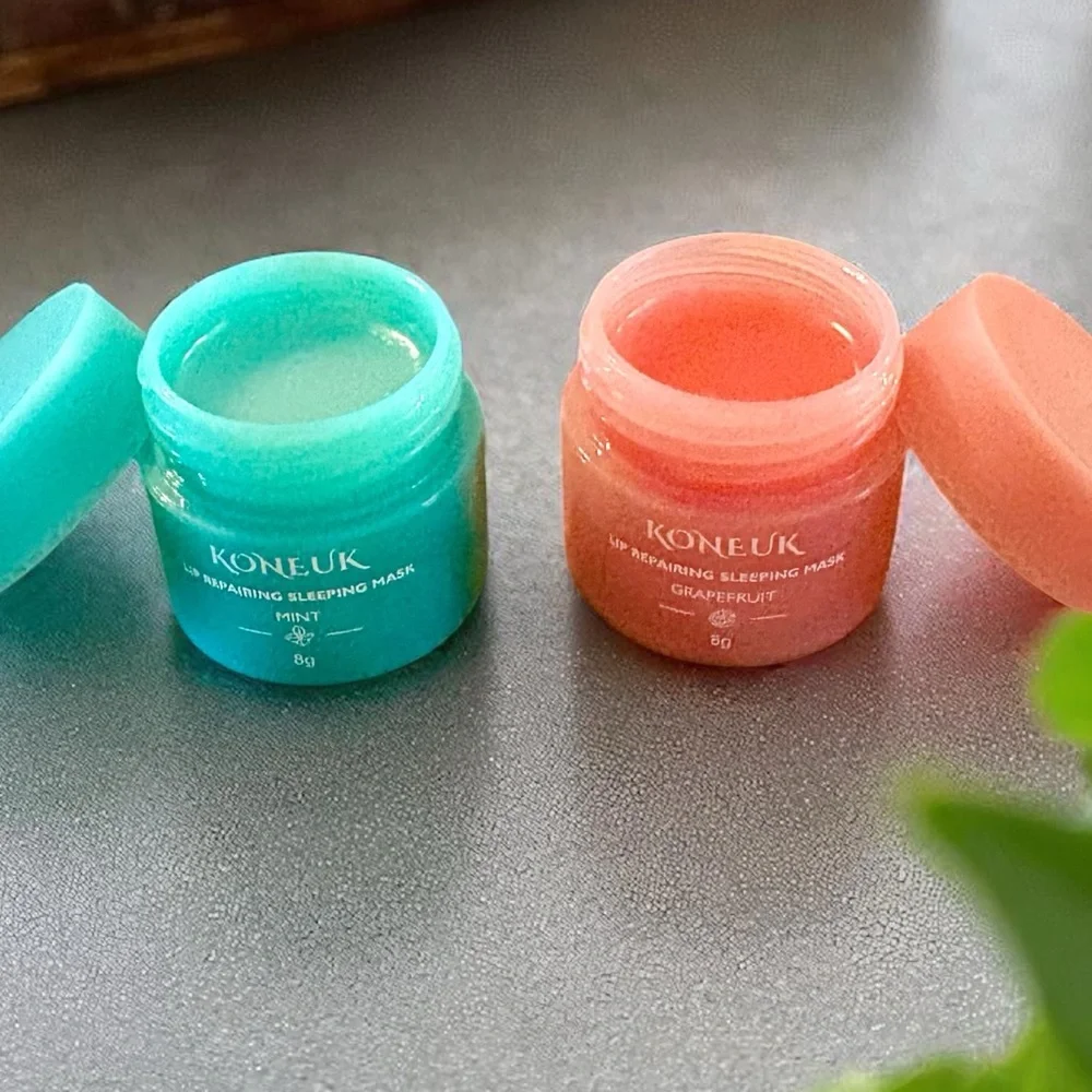 💎 x2 Koneuk Lip Repairing Sleeping Mask Mint & Grapefruit New